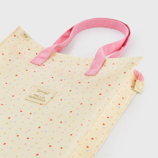 Mr. Wonderful | Saco tote bolinhas multicoloridas | Hello, sunshine!