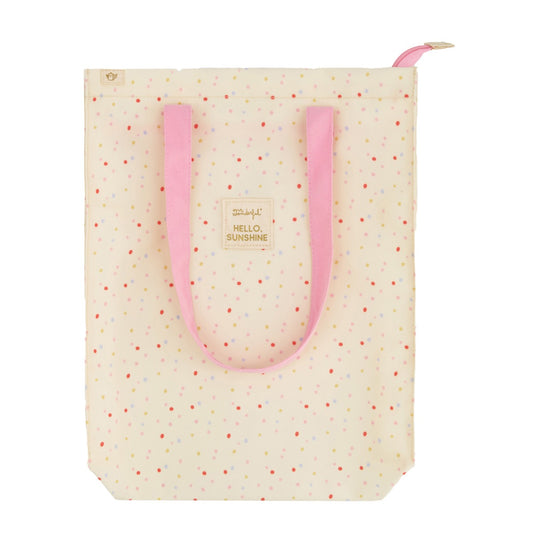 Mr. Wonderful | Saco tote bolinhas multicoloridas | Hello, sunshine!