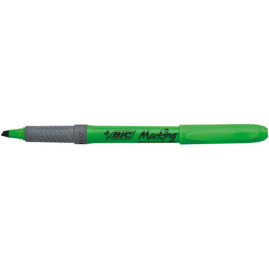 Marcador Fluorescente BIC Highlighter Grip – Verde