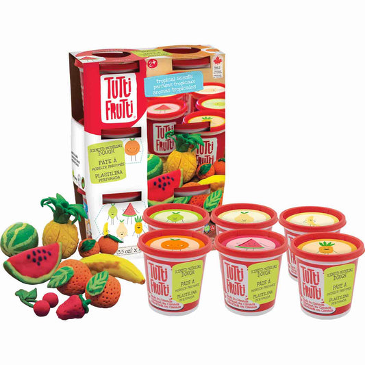 Tutti Frutti Paquete de 6 Tropicales | Arcilla de moldear