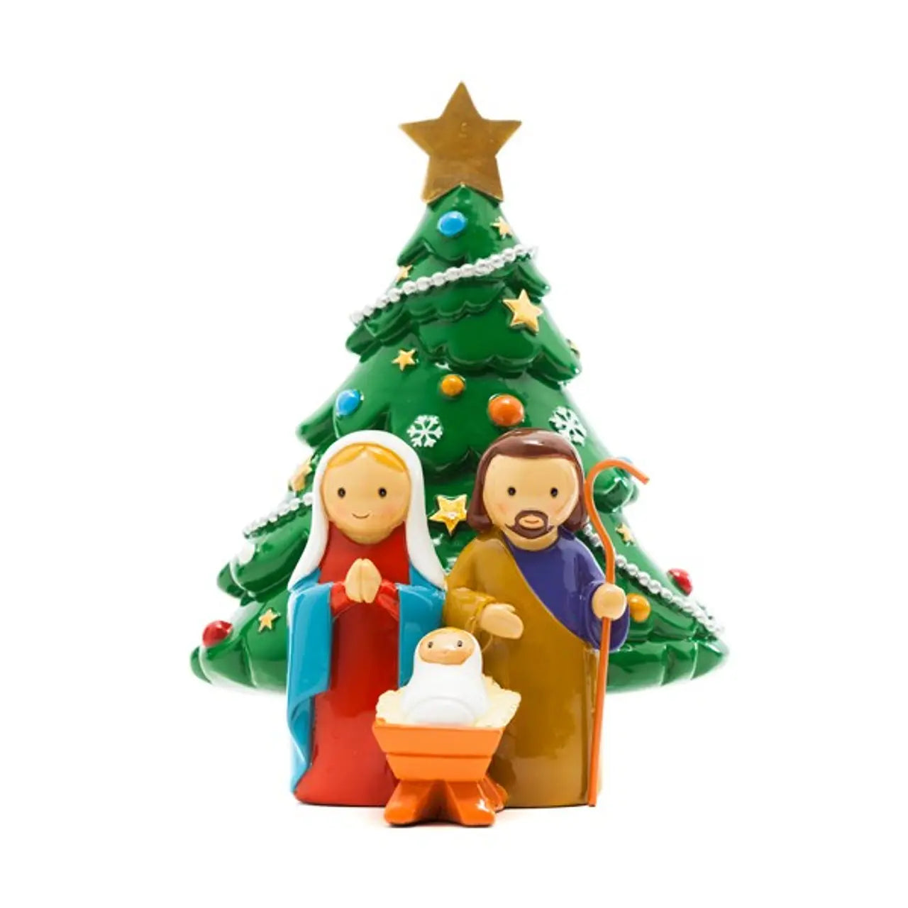 nici | Sagrada Familia con árbol de Navidad