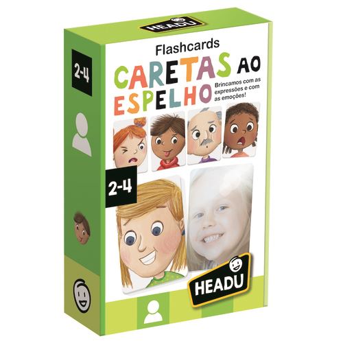Cabeza | Tarjetas didácticas | Muecas en el espejo