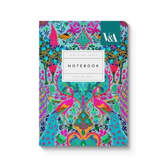 NOTEBOOK - Neon floral series peacock A6