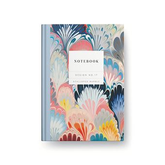 NOTEBOOK - Scalloped marble A5