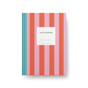 NOTEBOOK - Blue green stripe A5
