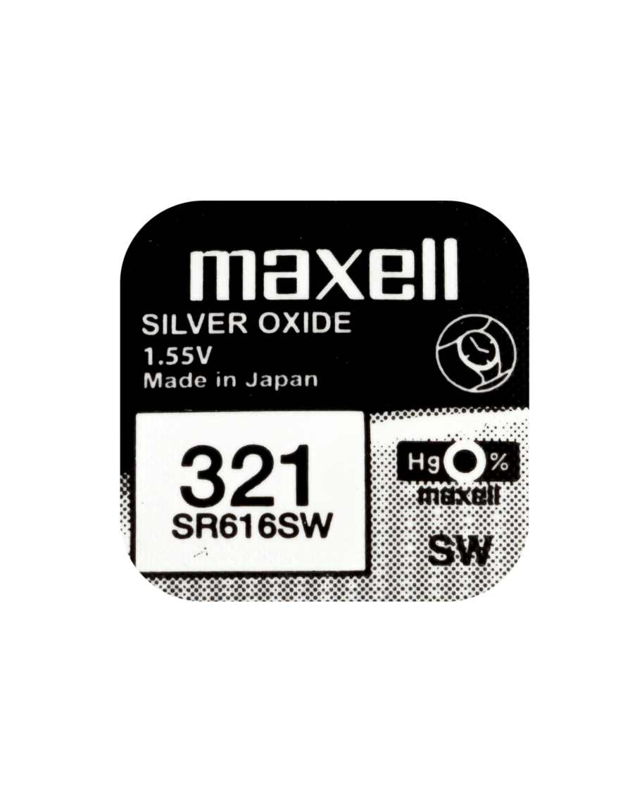 Maxell | Batería para Reloj SR616SW (321)