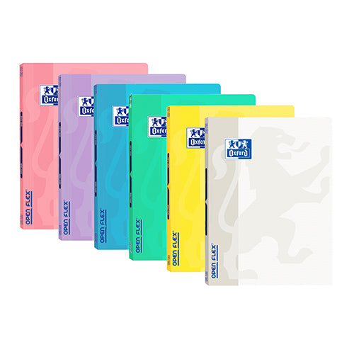 Cuaderno A4 Oxford Openflex Rayado Colores Pastel