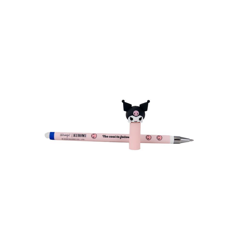 Caneta apagável-"Bo-Bo Kuromi rosa"