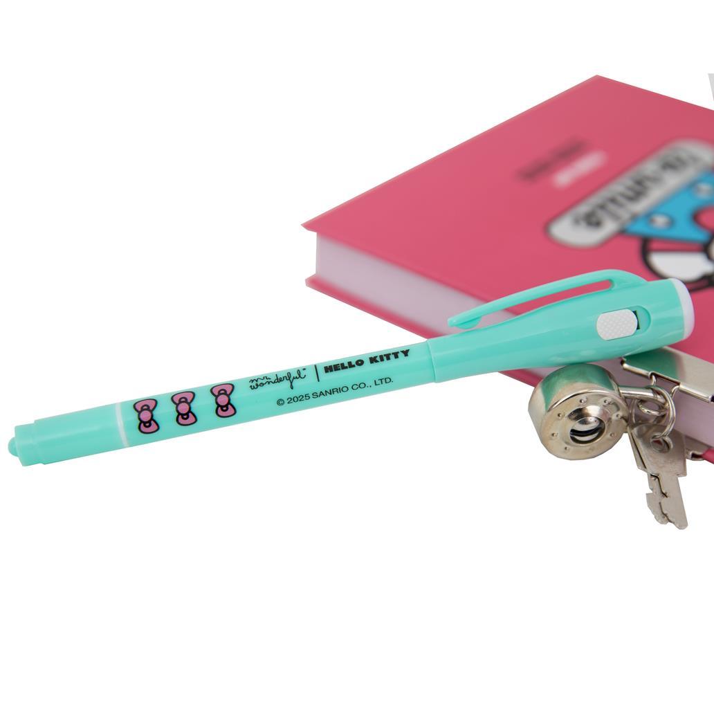 Hello Kitty - Never stop dreaming - Diário + Caneta invisível