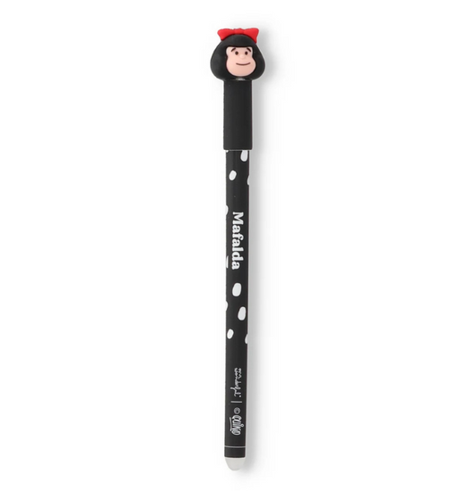 Mr. Wonderful | Caneta apagável Mafalda | Preto