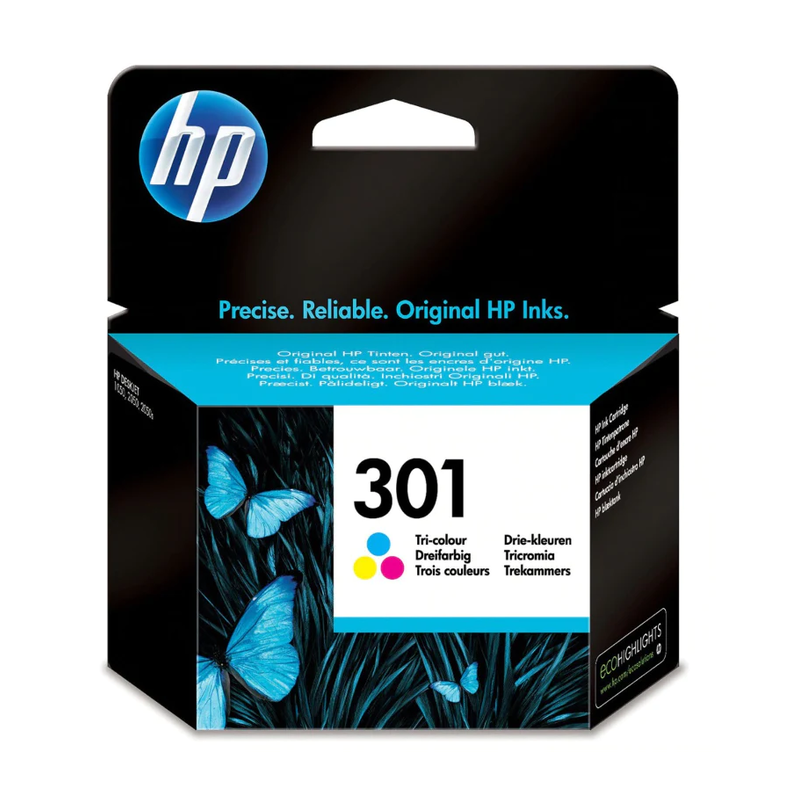 Tinteiro Original HP 301 Cor