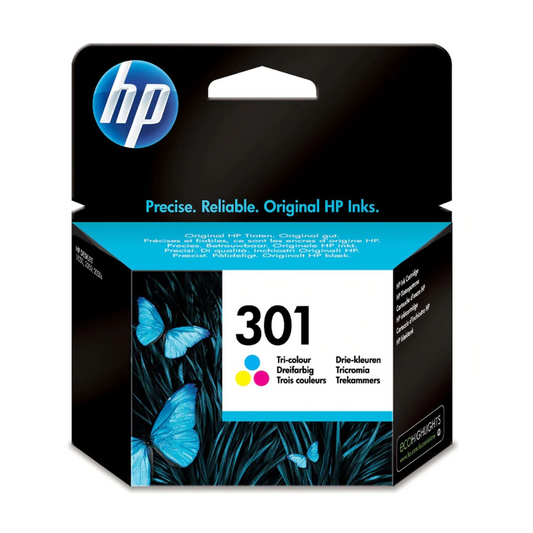 Tinteiro Original HP 301 Cor