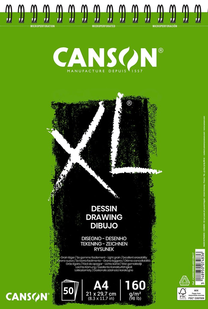 CANSON - Bloco desenho XL