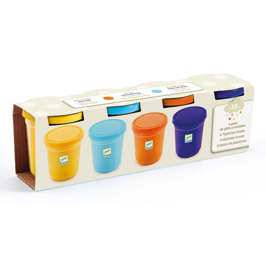 4 Potes de plasticina Nature