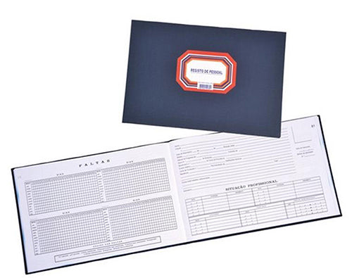 Empresa | Libro de Registro Personal 50 Hojas