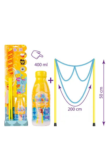 Bolas de sabão - 400ml c/ varinha dupla