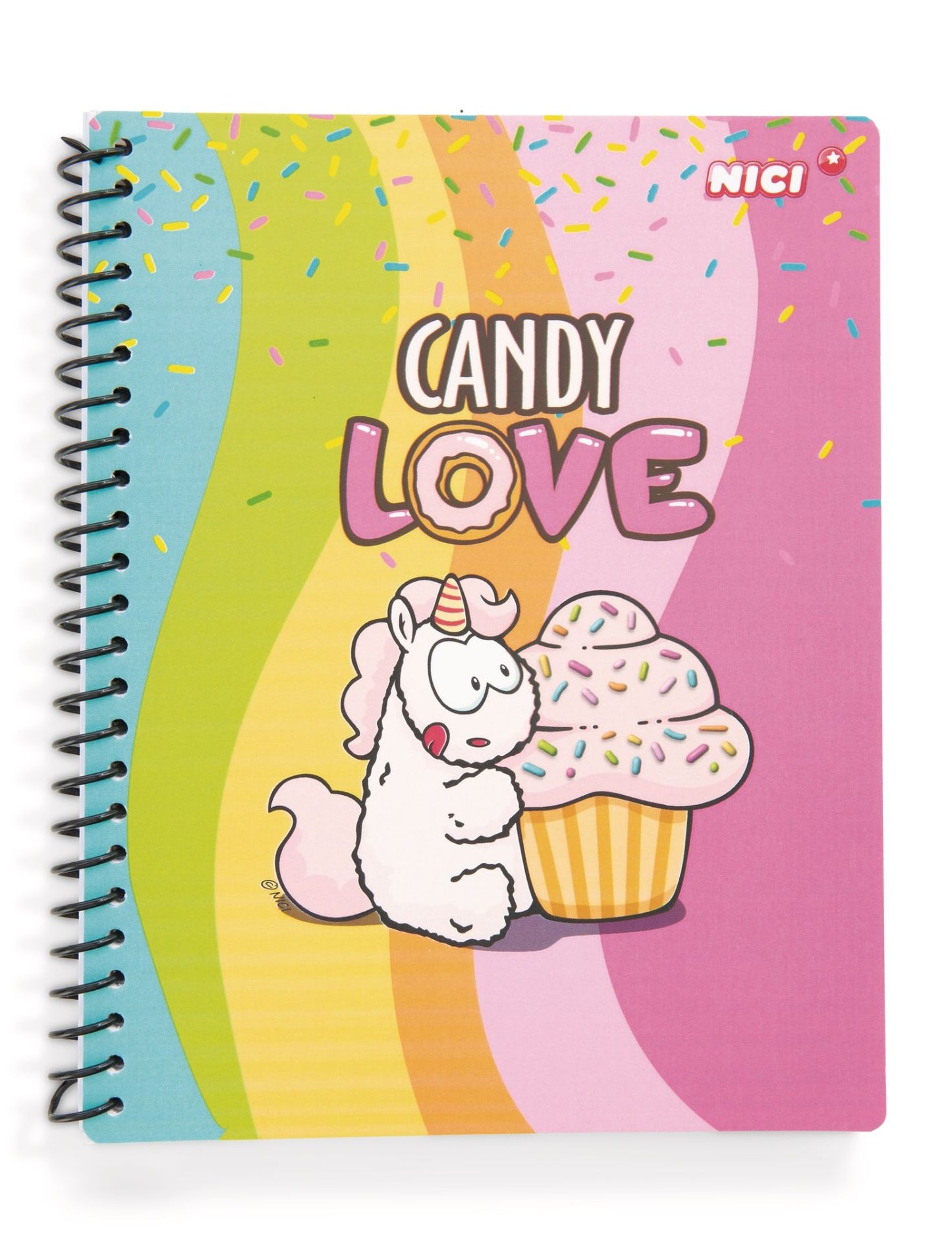 Nici | Caderno A5 Quadriculado Theodor | Candy love