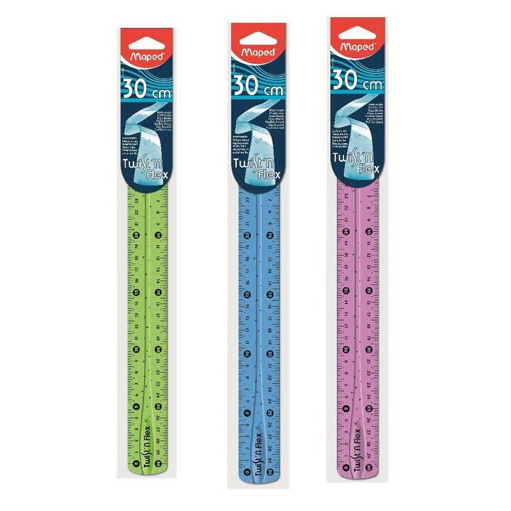 Maped | Régua Plástico Flexível Twist | 30cm