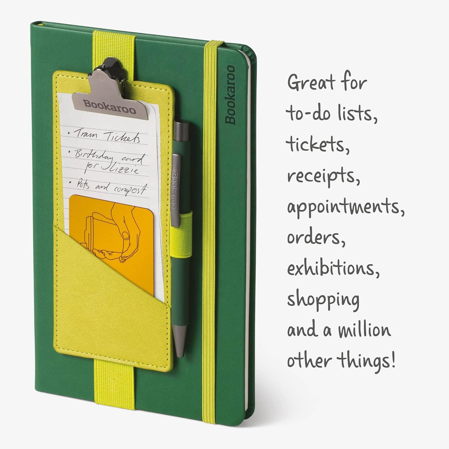 Bookaroo | Clipboard para Notebooks | Amarelo