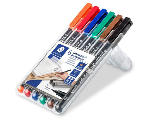 Staedtler | Marcadores Lumocolor Retroprojeção 317-5 Ponta 0,8-1 mm