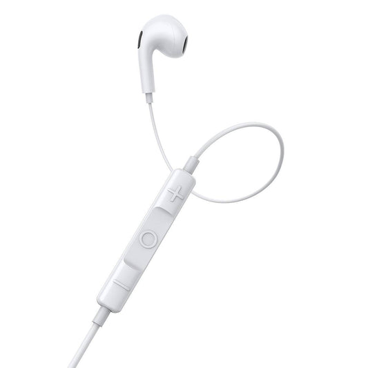 Baseus | Auriculares Encok H17 Jack 3.5mm Brancos