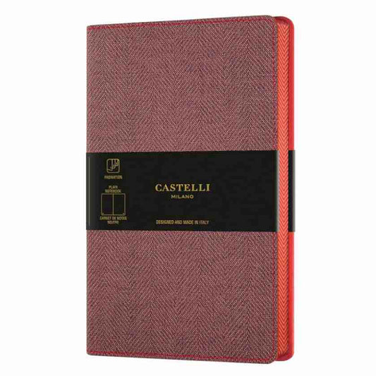 Castelli Milán | Cuaderno A5 de Harris | Arce Rojo