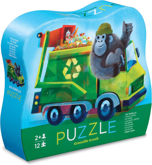 Mini puzzle - Go Gorila - 12 pc