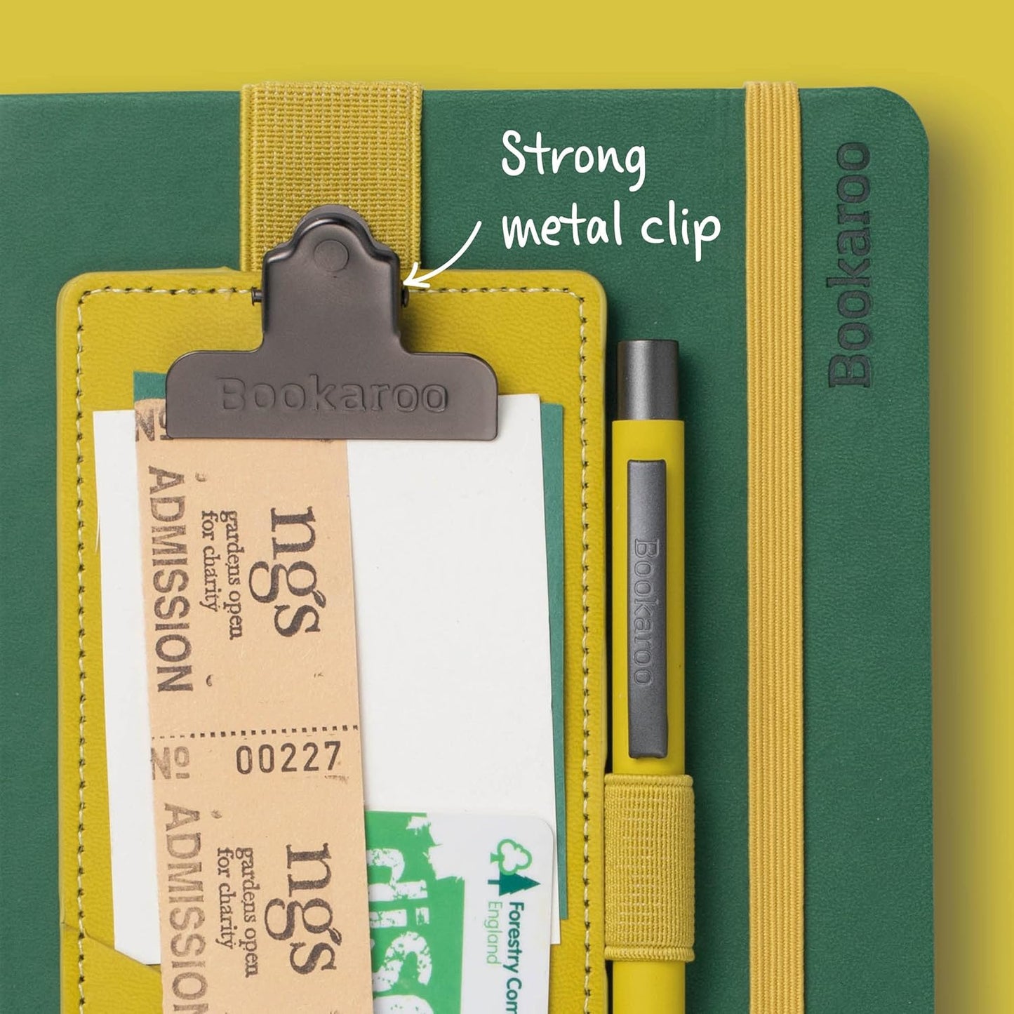 Bookaroo | Clipboard para Notebooks | Amarelo