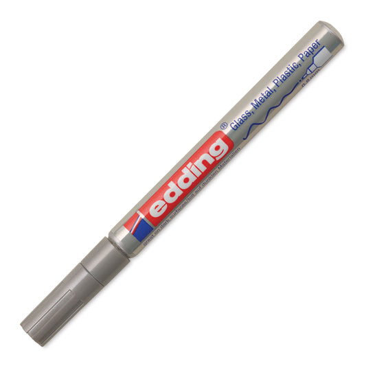 Marcador Edding prateado