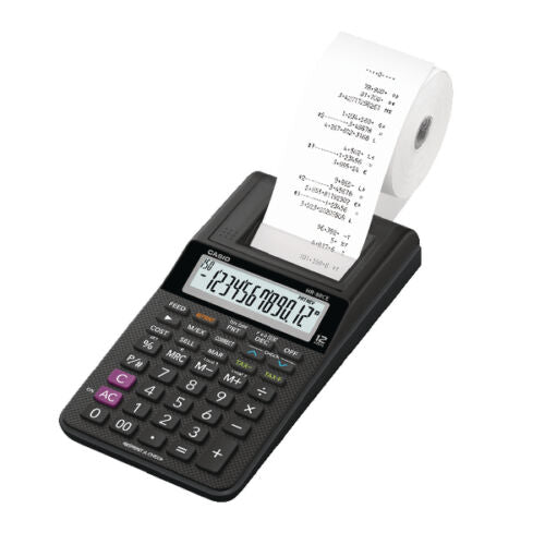 Casio | Máquina calculadora HR-8RCE con rodillo
