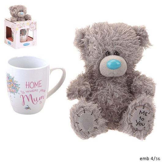 Taza de peluche "El hogar es donde está tu mamá"