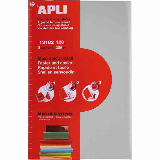 APLICAR | Libros Ajustables 29,5x53 cm | Transparente