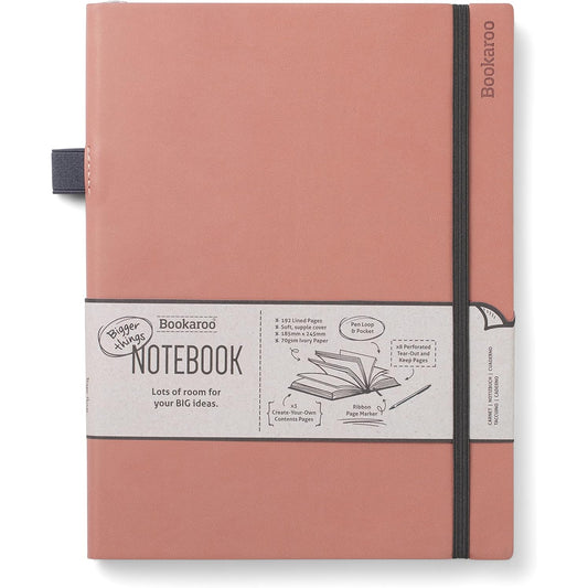 Libroroo | Cuaderno de cosas más grandes | Rosa 