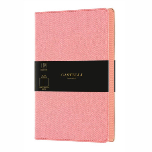 Castelli Milán | Cuaderno A5 de Harris | Rosa