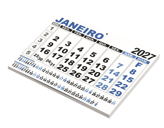Calendario de pared Hojas mensuales | 2025