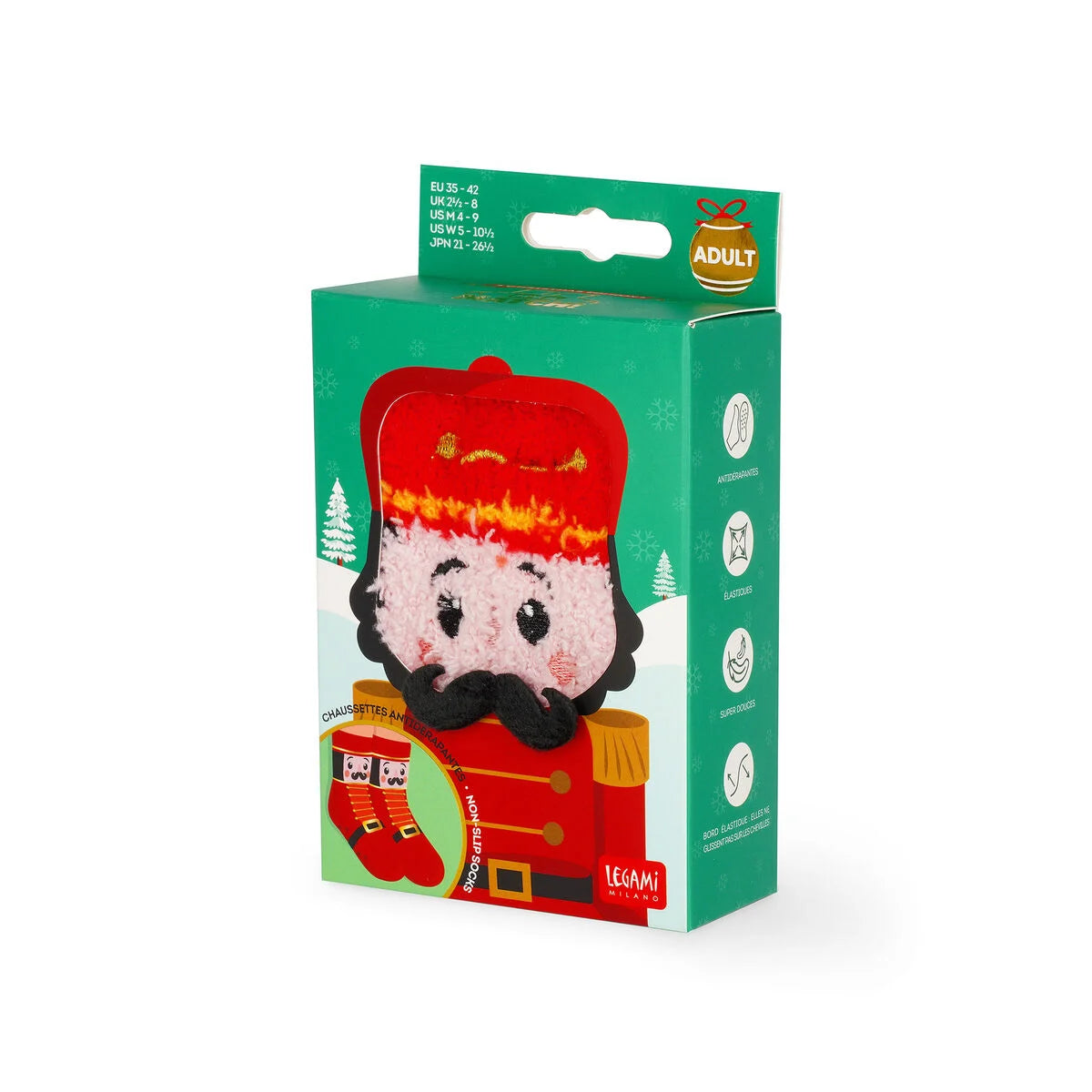 Meias NATAL - Quebra-nozes - Adulto tam:35-42