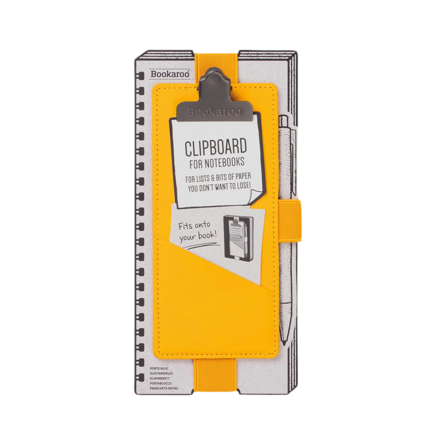 Bookaroo | Clipboard para Notebooks | Amarelo