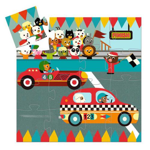Puzzle - Carro de corrida - 16 peças