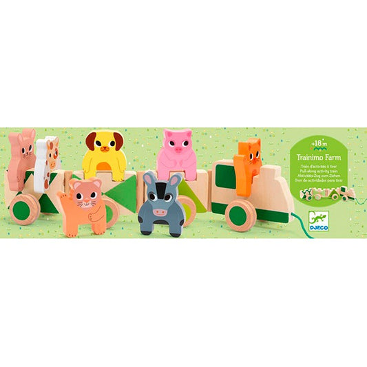 Trainimo Farm - Comboio de empilhar e puxar animais