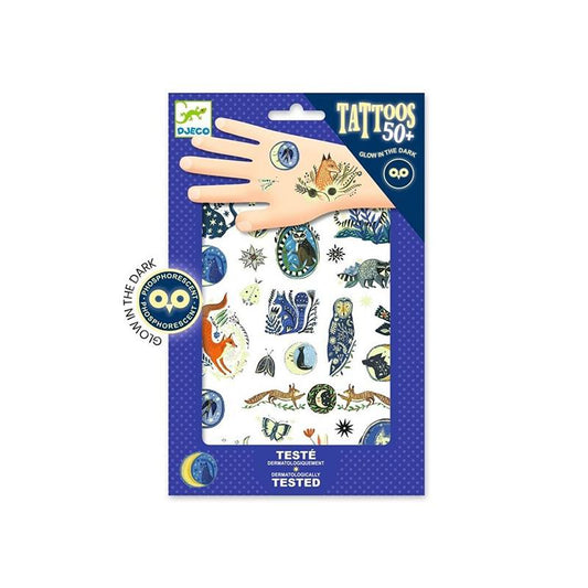 Djeco | Tatuagens Reflexos Noturnos