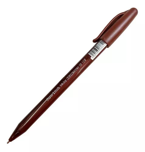 Paper Mate | Caneta Inkjoy 100 | Castanho
