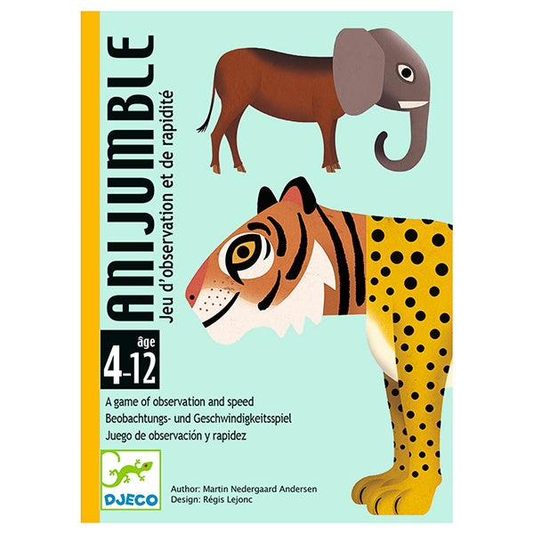 Djeco | Anijumble | Juego de Cartas de Observación y Velocidad
