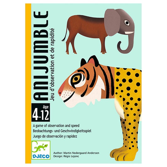 Anijumble - jogo de cartas de observação e rapidez