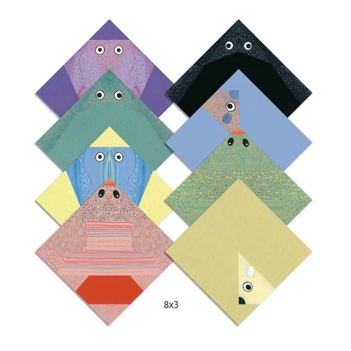 Animais polares - jogo de origami fácil
