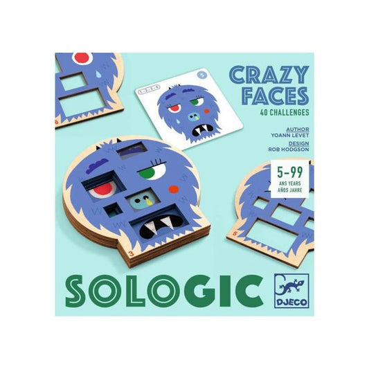 Crazy faces - jogo de lógica e memória