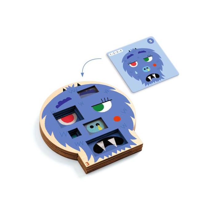 Crazy faces - jogo de lógica e memória