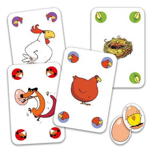 Djeco | Piou Piou | Juego de cartas de estrategia