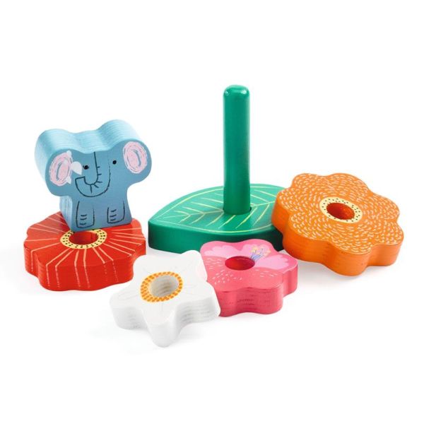 Puzz & Stack happy - puzzle de madeira e torre de empilhar