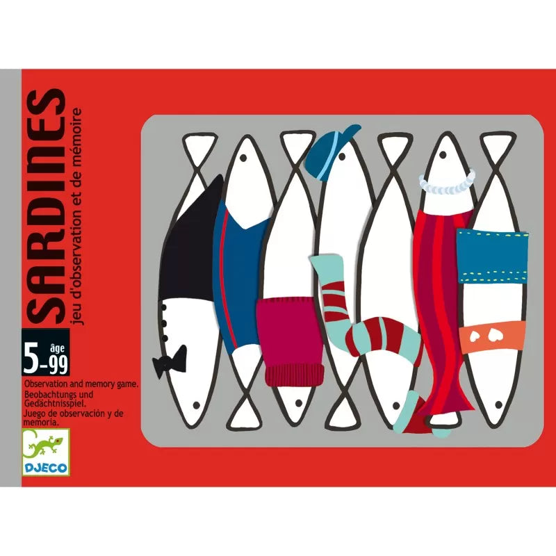 Sardines - Jogo de cartas de observação e memória