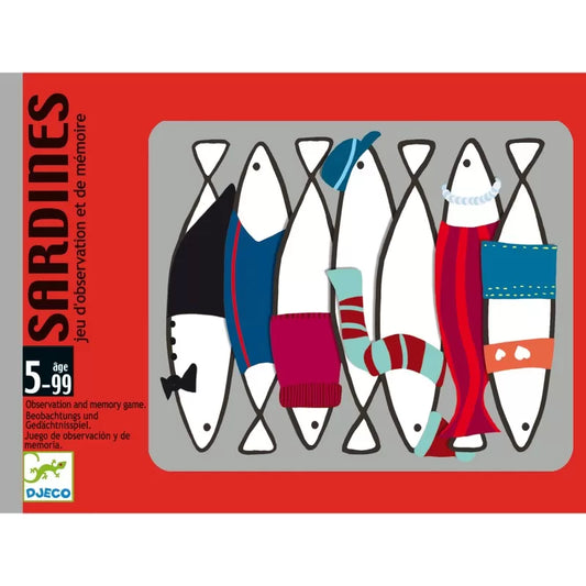 Sardines - Jogo de cartas de observação e memória